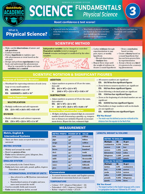 cover image of Science Fundamentals 3--Physical Science